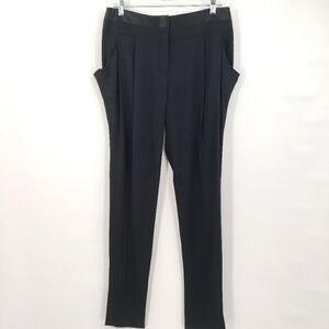 𝅺bcbgmaxazria Luzette Pleated Front Skinny Black Pants